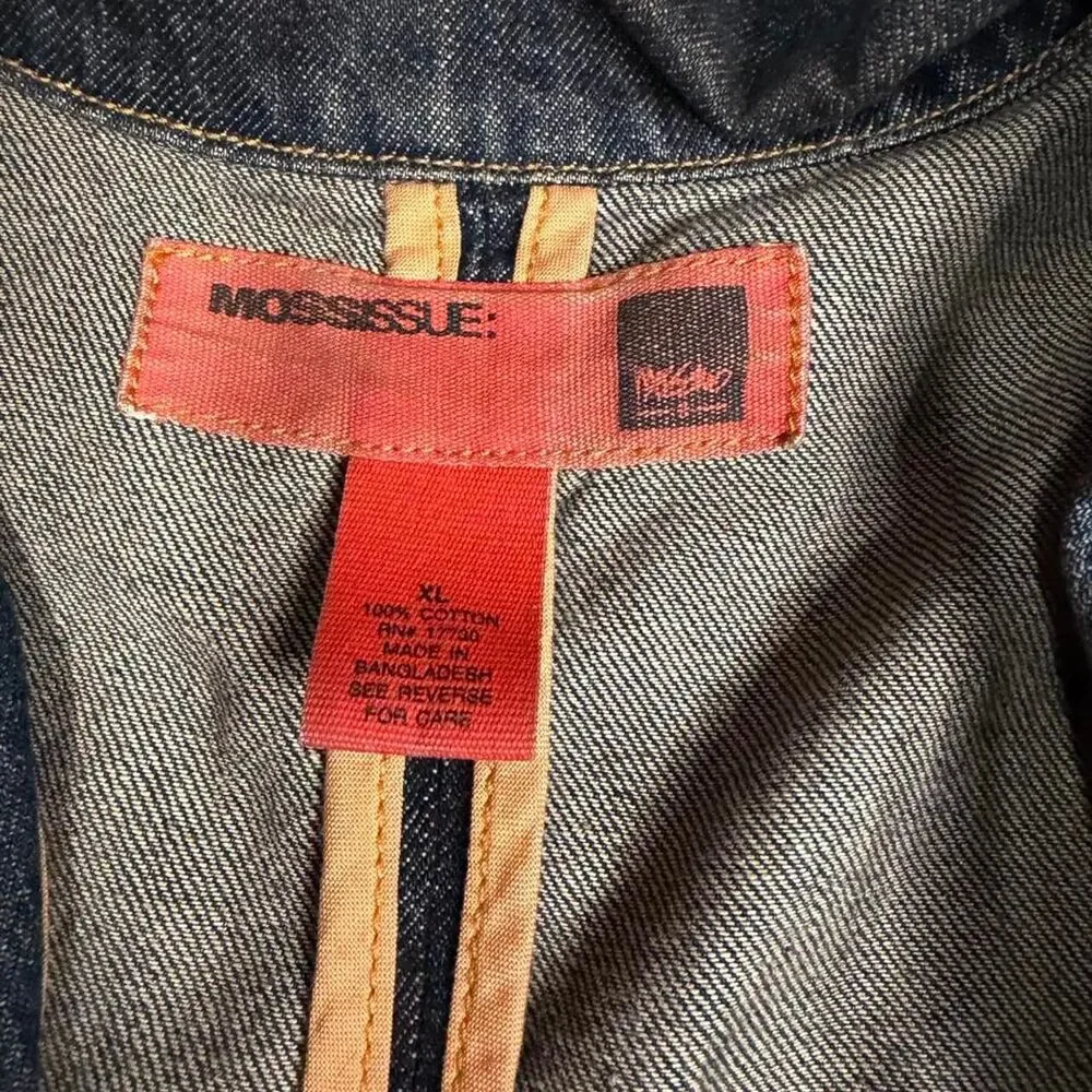 Vintage Y2K Mossimo blue denim jacket